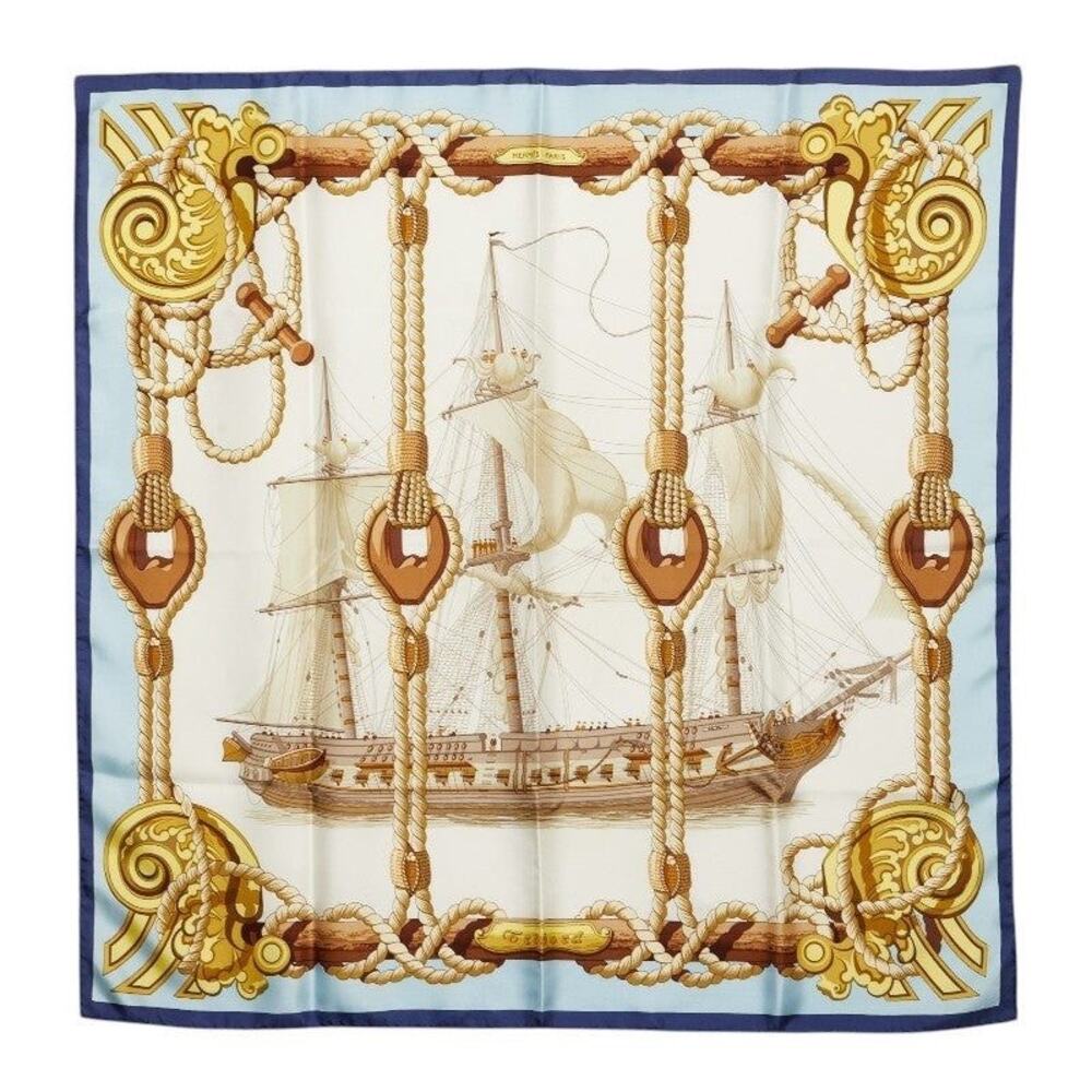 Hermes Carre 90 Tribord Scarf Multicolor